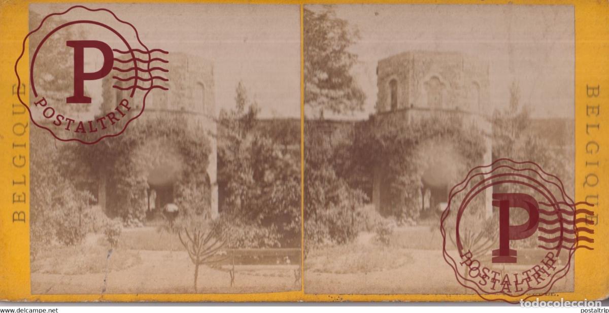 Fotograf&iacute;a antigua: BELGIE BELGIQUE +-17.5*8.5CM ESTEREOSCOPICA STEREOSCOPIC