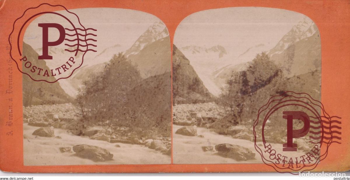 Fotograf&iacute;a antigua: A BRAUN A DORNACH HAUT RHIN +-17.5*8.5CM ESTEREOSCOPICA STEREOSCOPIC