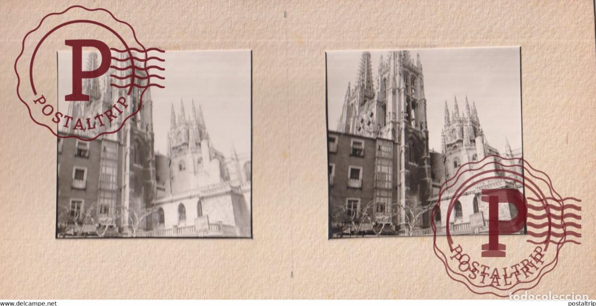 Alte Fotografie: SEMI CONTEMPORAINES ESPAGNE ESPA&Ntilde;A BURGOS +-17.5*8.5CM ESTEREOSCOPICA STEREOSCOPIC