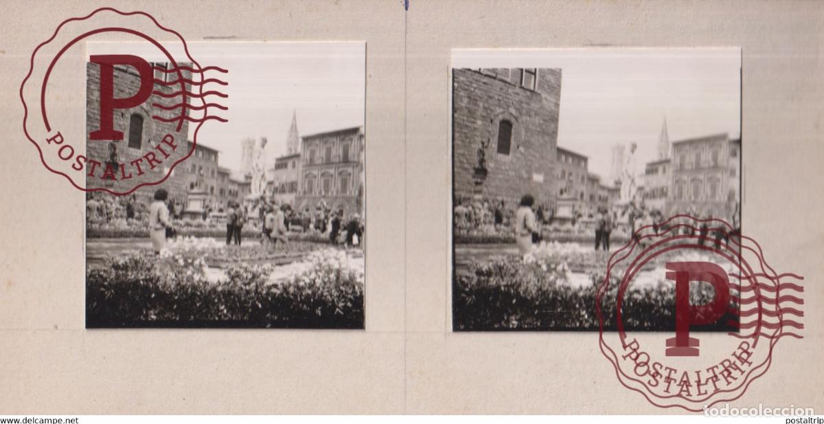 Alte Fotografie: SEMI CONTEMPORAINES ITALY ITALIE VALENCE +-17.5*8.5CM ESTEREOSCOPICA STEREOSCOPIC