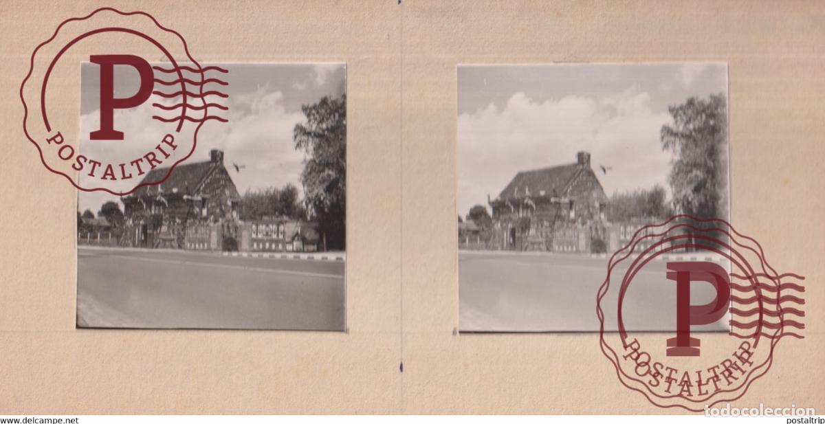 Alte Fotografie: SEMI CONTEMPORAINES UK ENGLAND KNEBWORTH Hertfordshire +-17.5*8.5CM ESTEREOSCOPICA STEREOSCOPIC