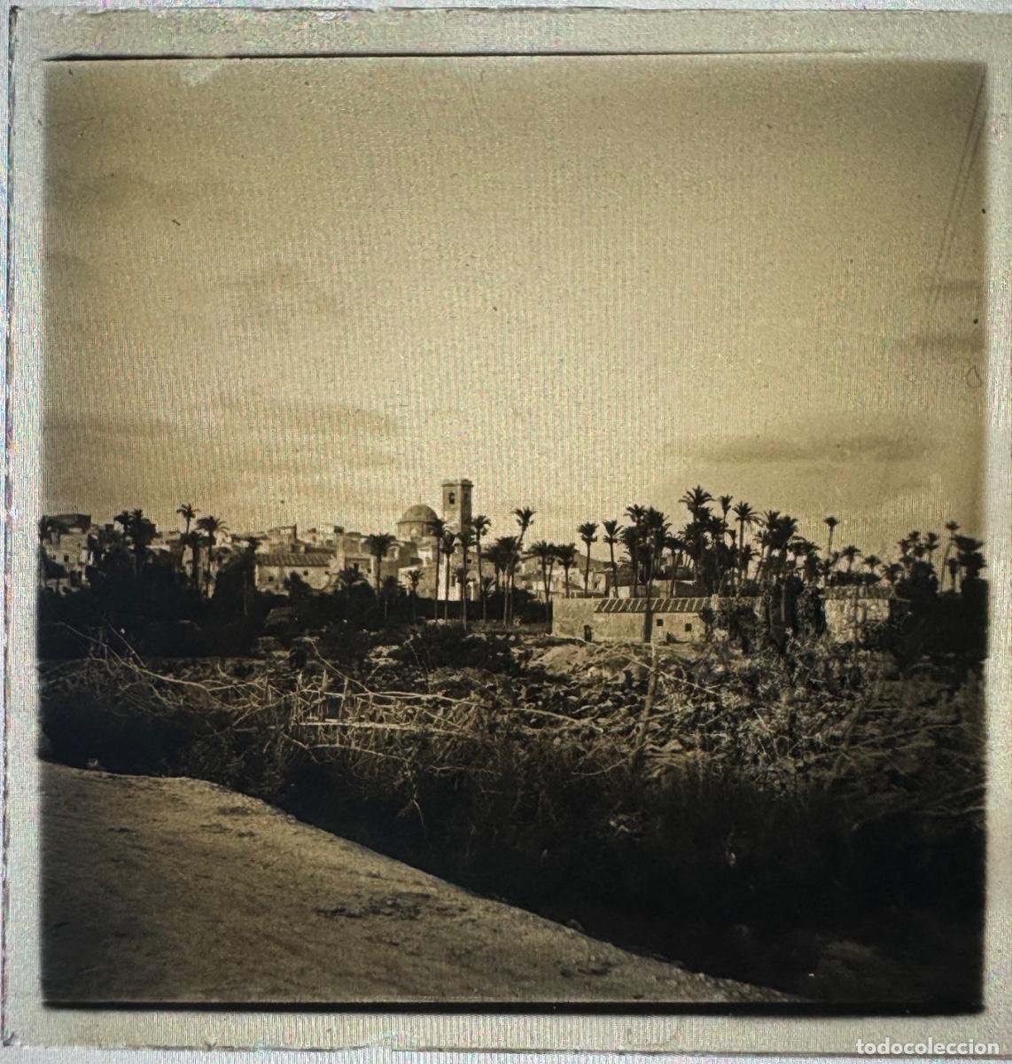 Fotograf&iacute;a antigua: FOTOGRAF&Iacute;A ESTEREOSC&Oacute;PICA - POSITIVO CRISTAL- VISTA GENERAL CREVILLENTE -FOTO F. CANDELA - A&Ntilde;O 1915