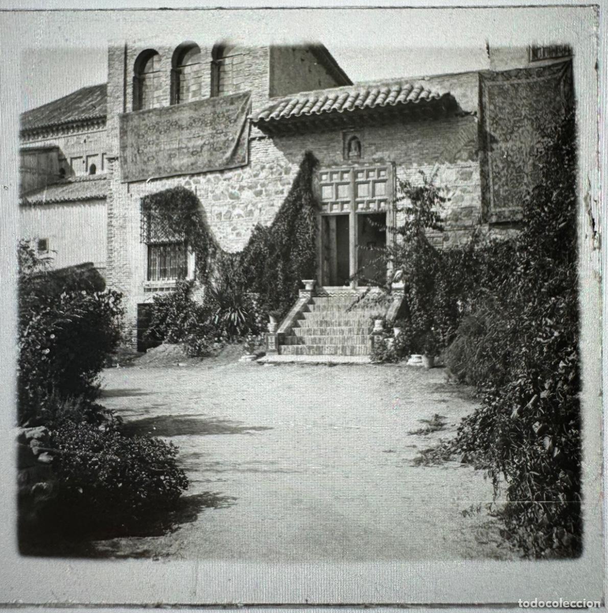 Fotograf&iacute;a antigua: FOTOGRAF&Iacute;A ESTEREOSC&Oacute;PICA DE TOLEDO - CASA DEL GRECO - POSITIVO CRISTAL - PRINCIPIOS S. XX