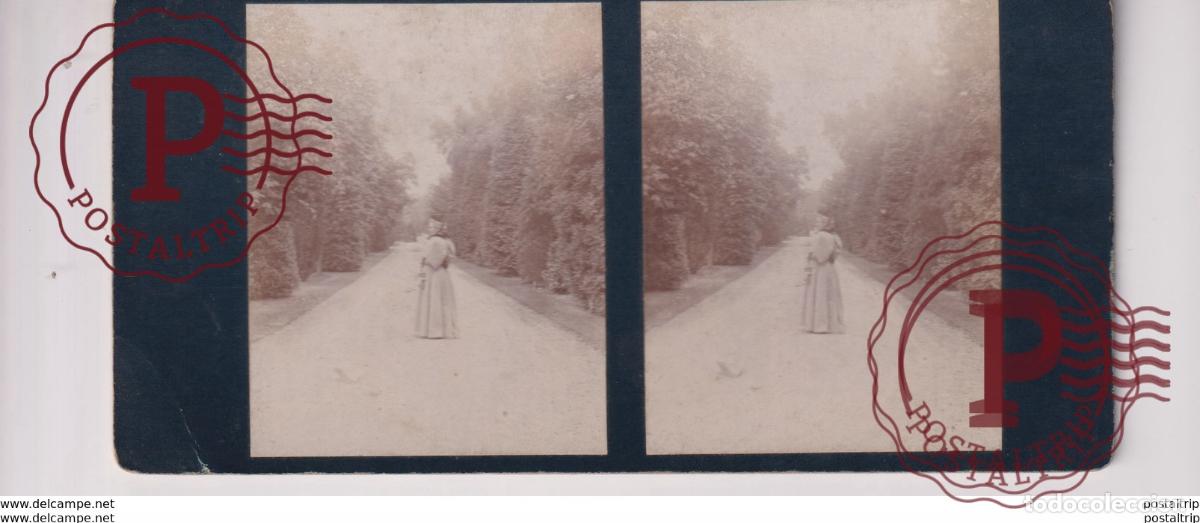 Photographie ancienne: st&eacute;r&eacute;oscopique st&eacute;r&eacute;oscope carte photo st&eacute;r&eacute;o