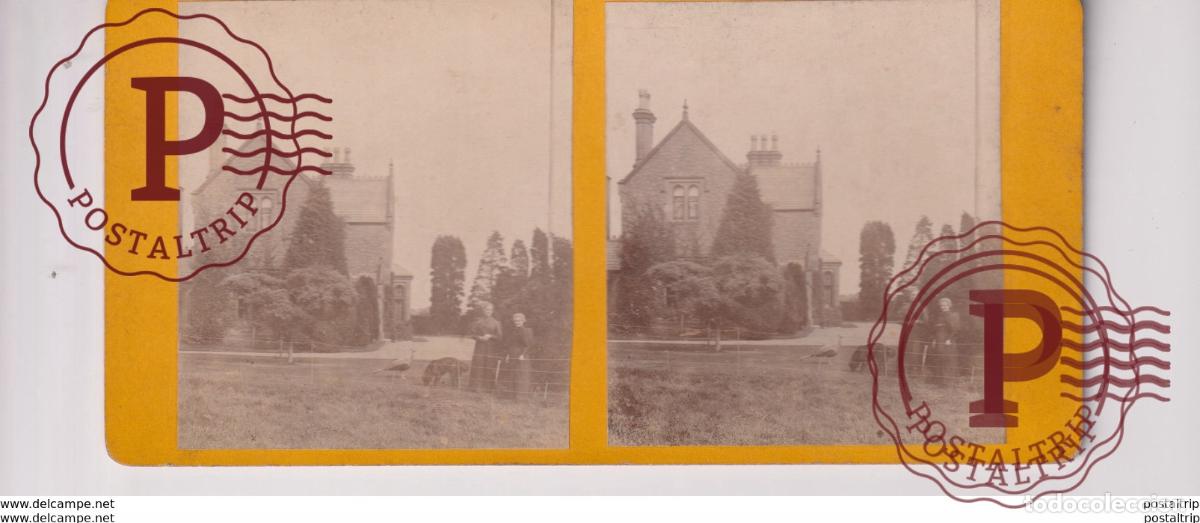 Photographie ancienne: st&eacute;r&eacute;oscopique st&eacute;r&eacute;oscope carte photo st&eacute;r&eacute;o