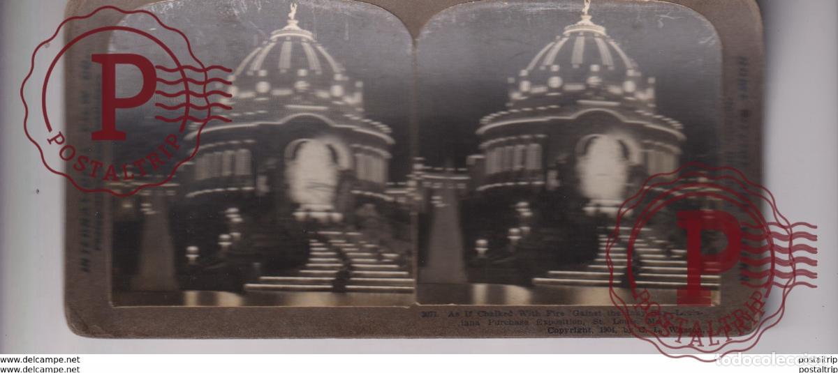 Fotograf&iacute;a antigua: LOUISIANA PURCHASE EXPOSITION st&eacute;r&eacute;oscopique st&eacute;r&eacute;oscope carte photo st&eacute;r&eacute;o