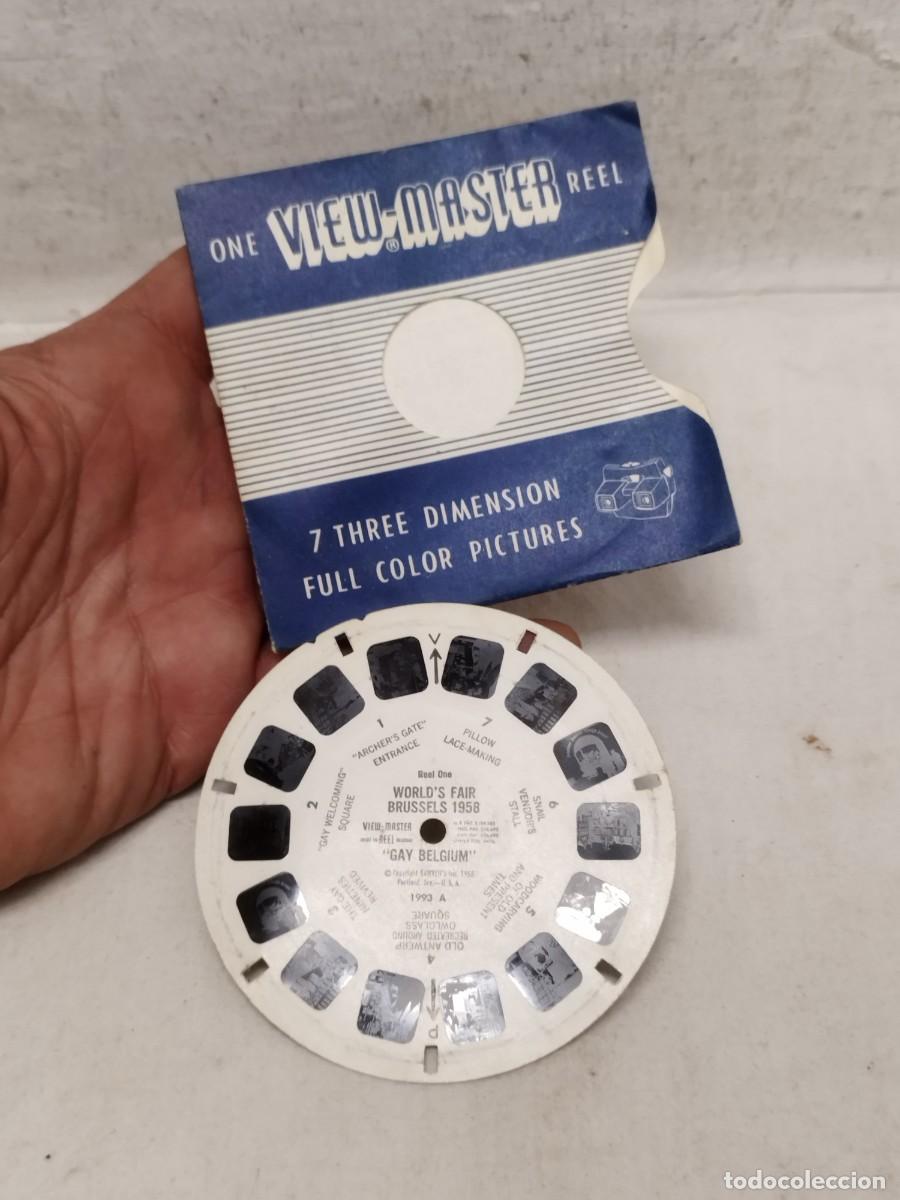 Fotograf&iacute;a antigua: Antiguo one View Master World's Fair Brussels 1958. Gay Belgium.