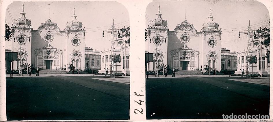 Antique Photography: VALENCIA 1909 EXPOSICION REGIONAL ESTEREOSCOPICA DE CRISTAL TAMA&Ntilde;O 6 X 13 CM.