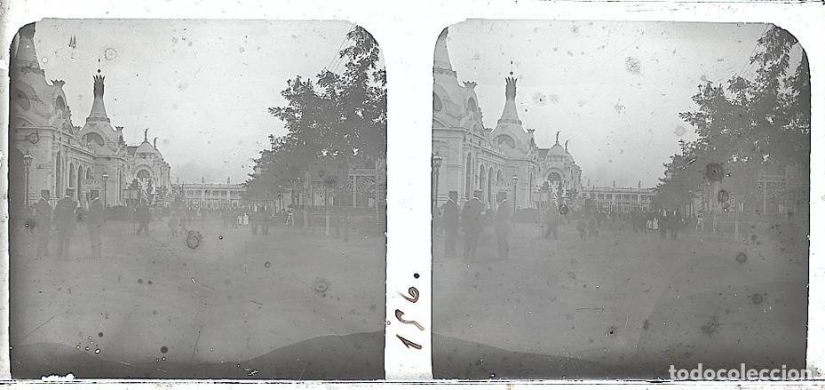Antique Photography: VALENCIA 1909 EXPOSICION REGIONAL ESTEREOSCOPICA DE CRISTAL TAMA&Ntilde;O 6 X 13 CM.