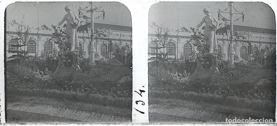 Antique Photography: VALENCIA 1909 EXPOSICION REGIONAL ESTEREOSCOPICA DE CRISTAL TAMA&Ntilde;O 6 X 13 CM.