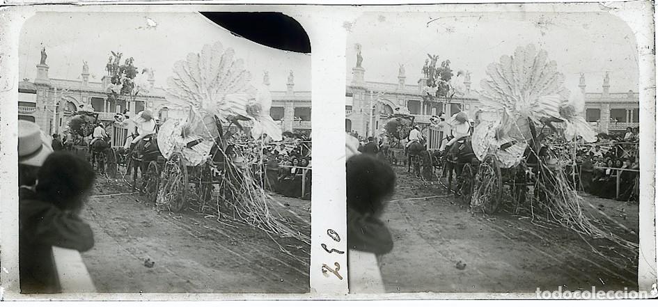 Fotograf&iacute;a antigua: VALENCIA 1909 EXPOSICION REGIONAL ESTEREOSCOPICA DE CRISTAL TAMA&Ntilde;O 6 X 13 CM.