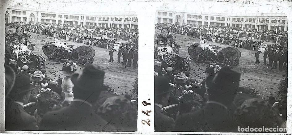Fotograf&iacute;a antigua: VALENCIA 1909 EXPOSICION REGIONAL ESTEREOSCOPICA DE CRISTAL TAMA&Ntilde;O 6 X 13 CM.
