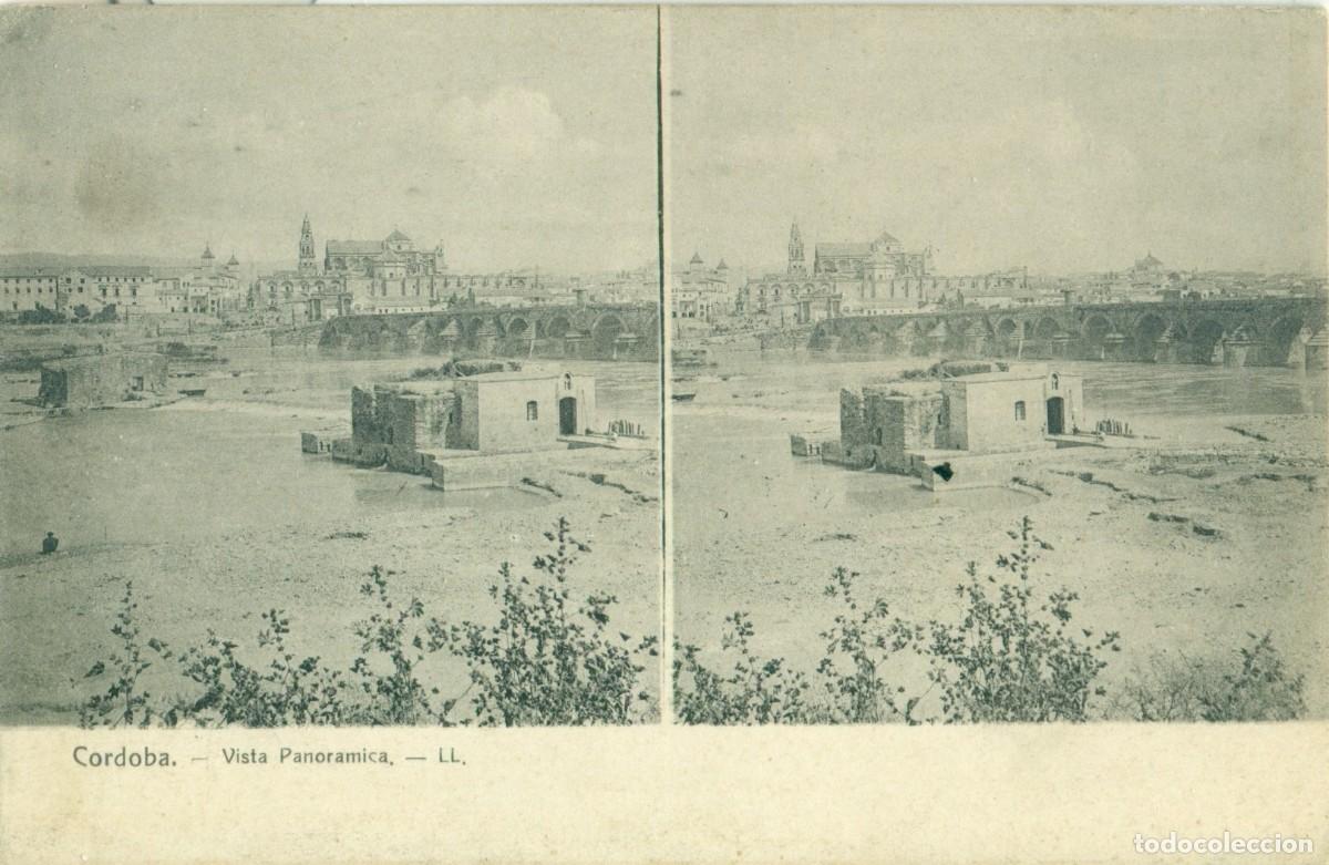 Fotograf&iacute;a antigua: ANDALUCIA. CORDOBA. VISTA PANOR&Aacute;MICA R&Iacute;O GUADALQUIVIR. HACIA 1900. MUY RARA.