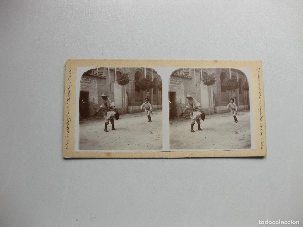 Fotograf&iacute;a antigua: FOTOGRAF&Iacute;A ESTEREOSC&Oacute;PICA. MU&Ntilde;OZ. VETERINARIO 1&ordf; CLASE. FOT&Oacute;GRAFO E FERNANDEZ Y GONZ&Aacute;LEZ