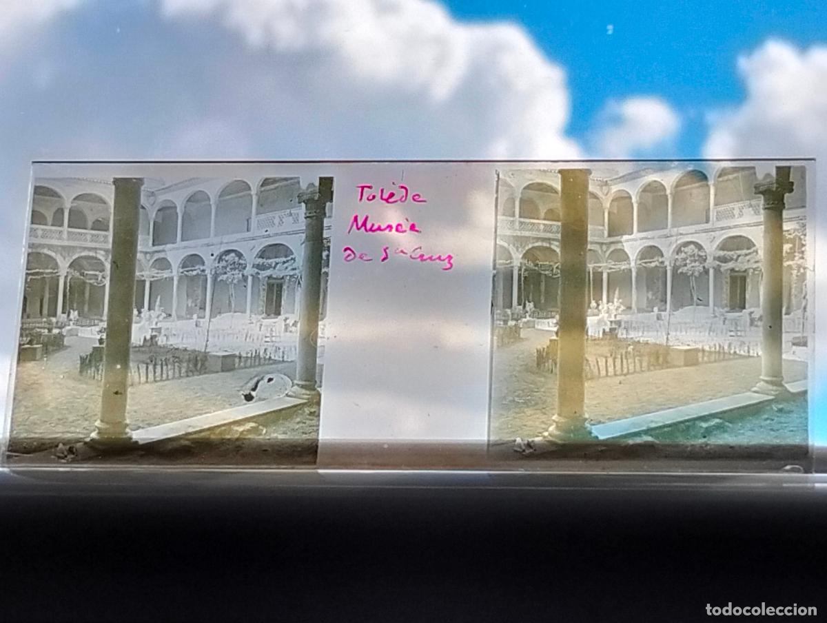 Fotografia antiga: TOLEDO VISTA ESTEREOSCOPICA EN CRISTAL 4 X 10,5 CM