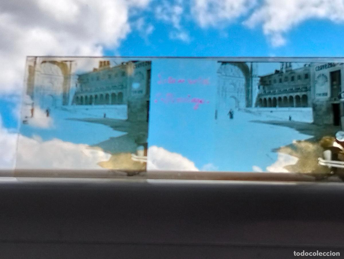Fotografia antiga: SALAMANCA VISTA ESTEREOSCOPICA EN CRISTAL 4 X 10,5 CM
