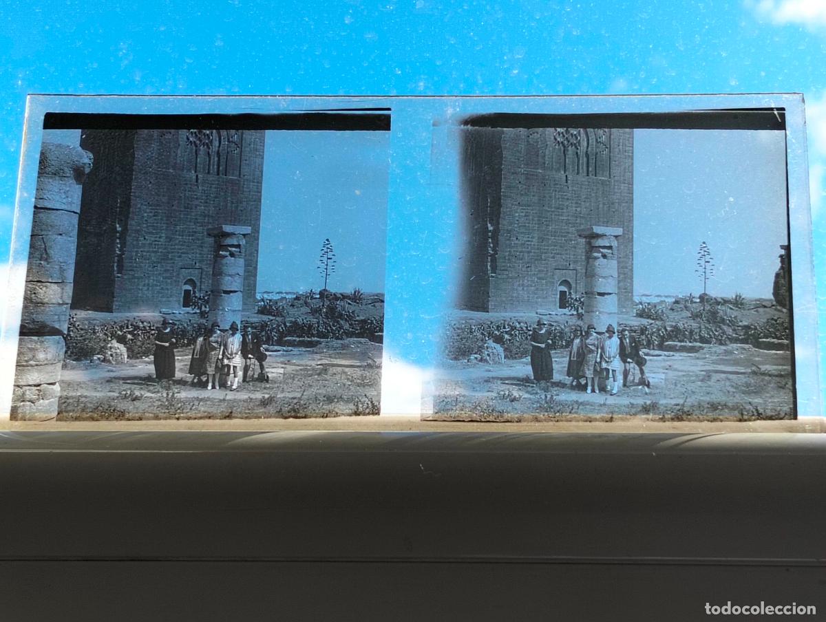 Fotografia antiga: TETUAN MARRUECOS VISTA ESTEREOSCOPICA EN CRISTAL 6 X 12,5 CM
