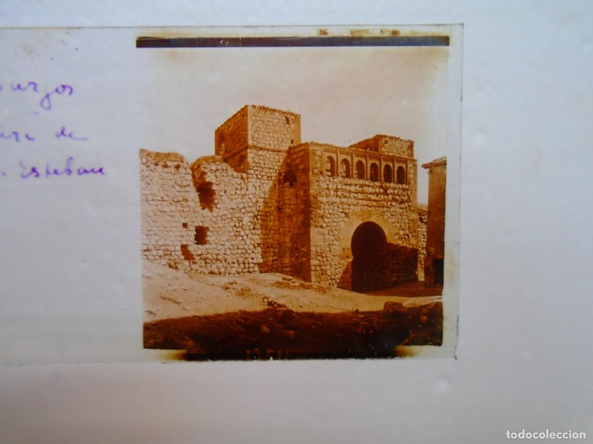 Alte Fotografie: BURGOS.ARCO ARABE DE SAN ESTEBAN.PLACA ESTEREOSCOPICA EN CRISTAL,1&ordm; XX.10`5X4`5 CM.
