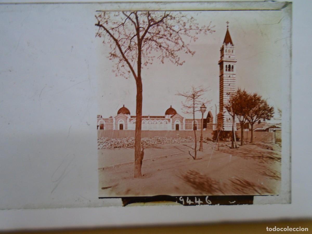 Fotograf&iacute;a antigua: MADRID. ANTIGUA BASILICA DE ATOCHA .PLACA ESTEREOSCOPICA EN CRISTAL,1&ordm; XX.10`5X4`5 CM.