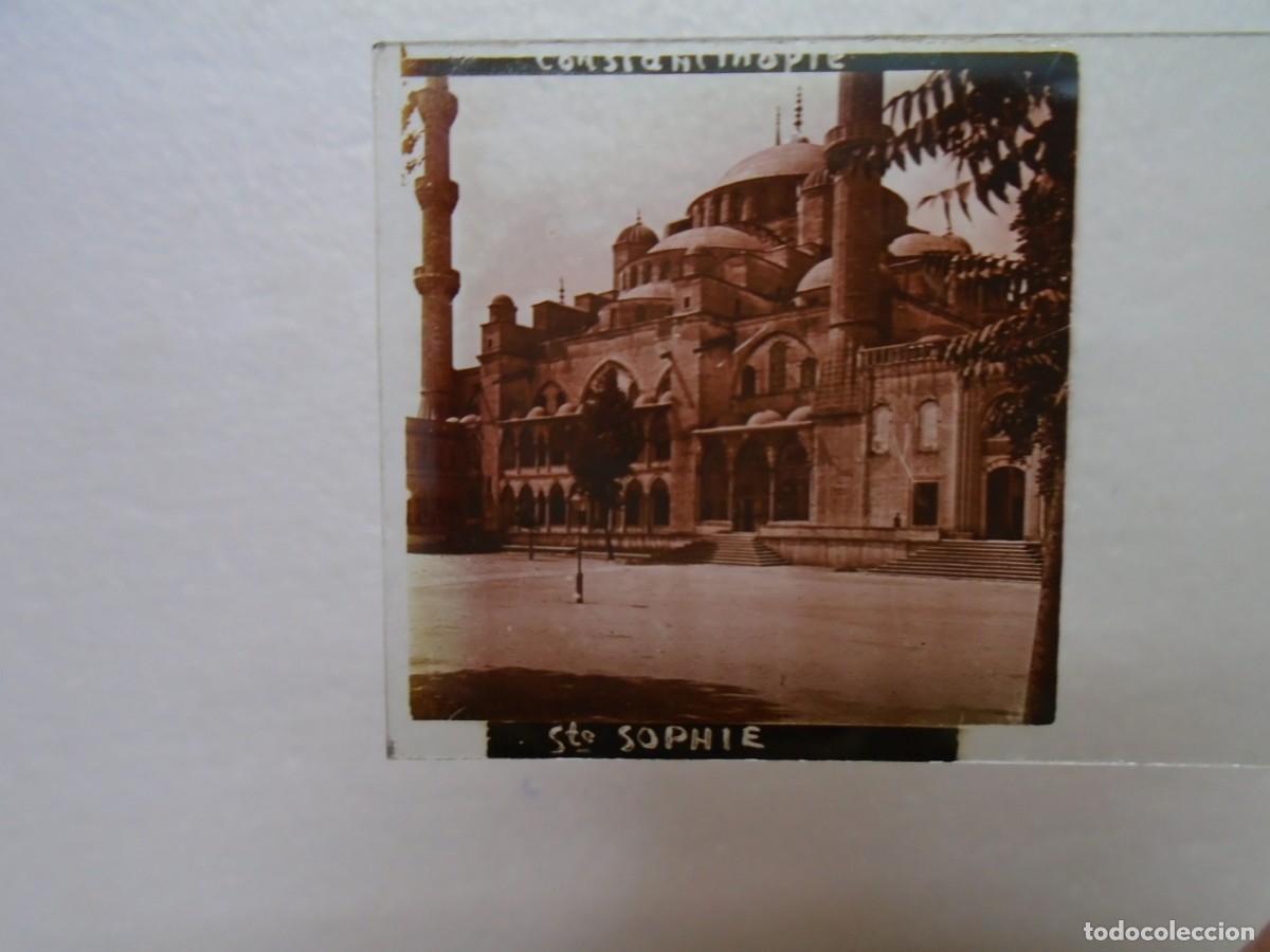 Fotograf&iacute;a antigua: CONSTANTINOPLA(TURQUIA) STA. SOPHIE .PLACA ESTEREOSCOPICA EN CRISTAL,1&ordm; XX.10`5X4`5 CM.