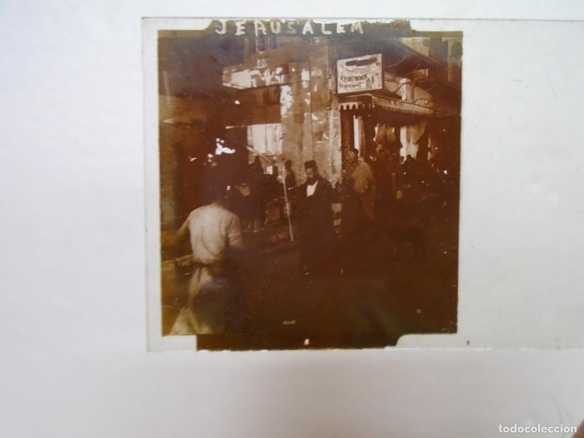 Fotograf&iacute;a antigua: JERUSAL&Eacute;N.CALLE DE LA CIUDAD .PLACA ESTEREOSCOPICA EN CRISTAL,1&ordm; XX.10`5X4`5 CM.