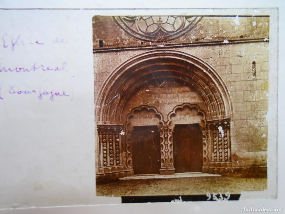 Fotograf&iacute;a antigua: MONTR&Eacute;AL(FRANCIA). COLEGIATA DE NOTRE-DAME .PLACA ESTEREOSCOPICA EN CRISTAL,1&ordm; XX.10`5X4`5 CM.
