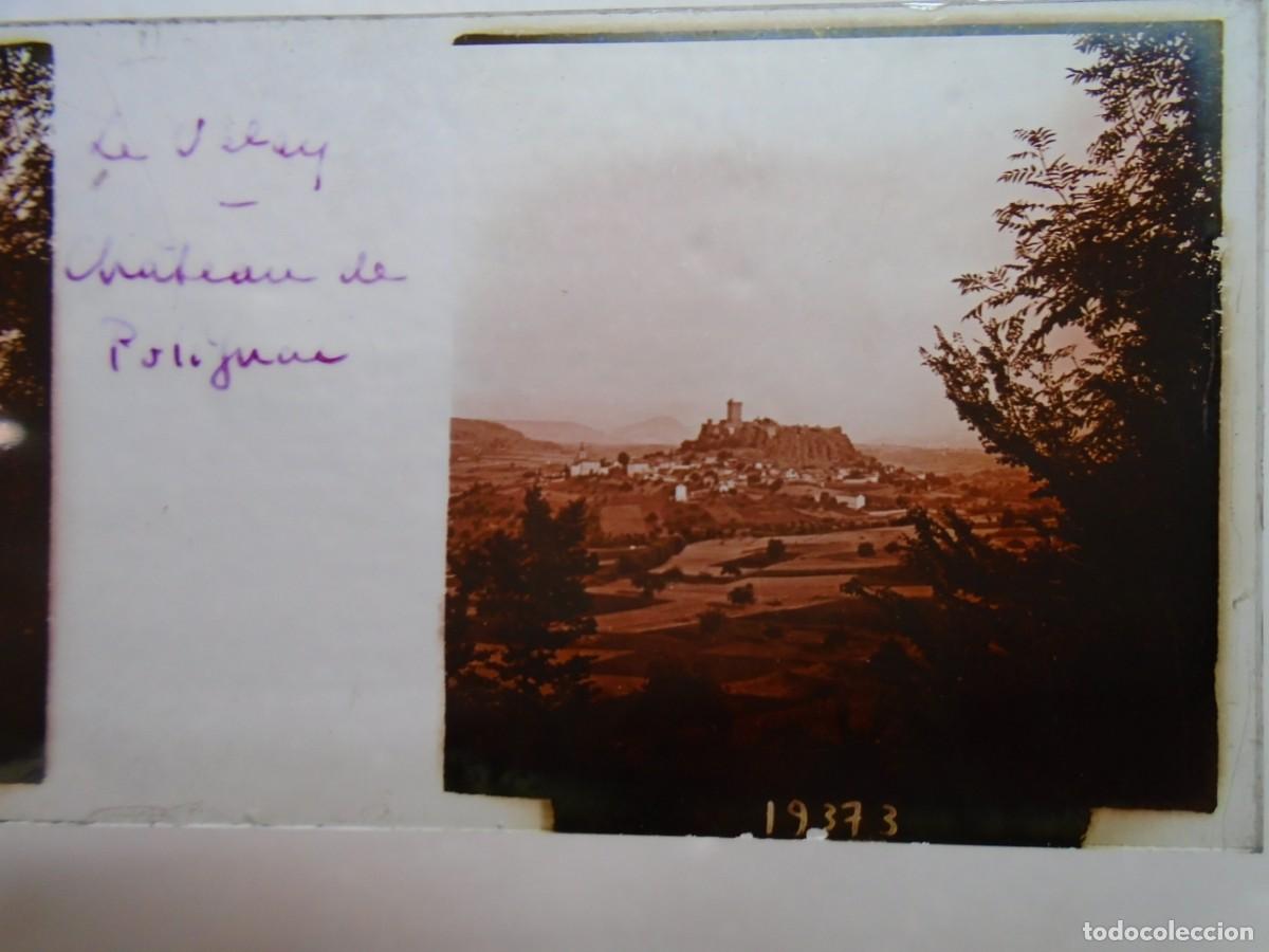 Fotograf&iacute;a antigua: LE VELAY(FRANCIA). FORTALEZA DE POLIGNAC .PLACA ESTEREOSCOPICA EN CRISTAL,1&ordm; XX.10`5X4`5 CM.