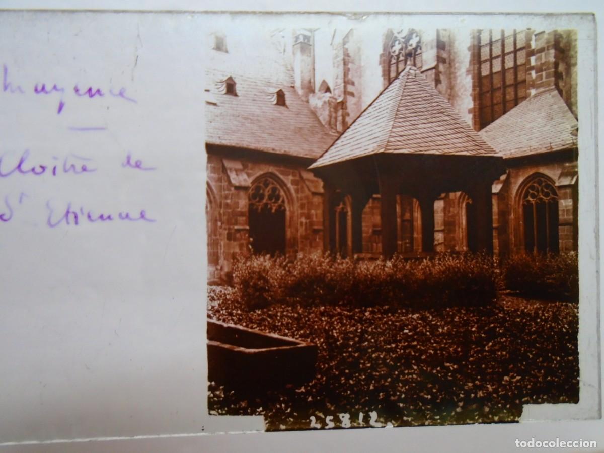 Fotograf&iacute;a antigua: MAGUNCIA(ALEMANIA)CLAUSTRO DE SAINT-ETIENNE.PLACA ESTEREOSCOPICA EN CRISTAL,1&ordm; XX.10`5X4`5 CM.