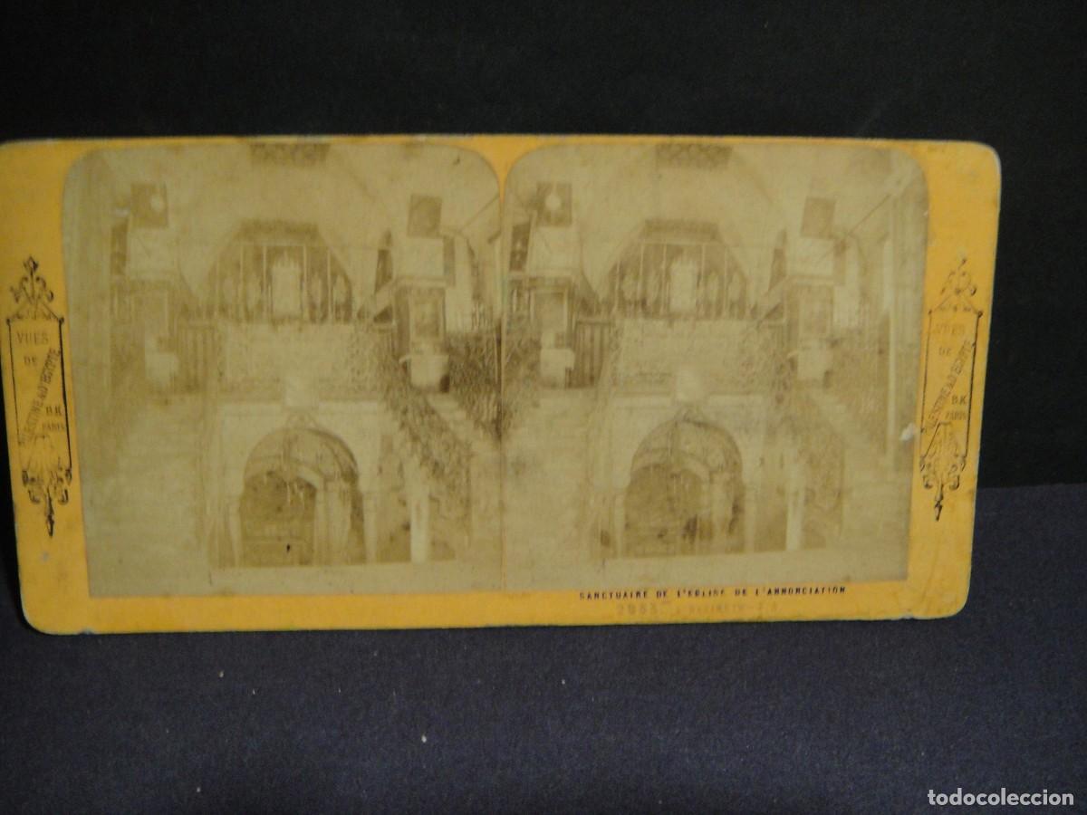 Fotograf&iacute;a antigua: nazaret , iglesia de la anunciacion - fotografo jean andrieu - editor b. k. paris