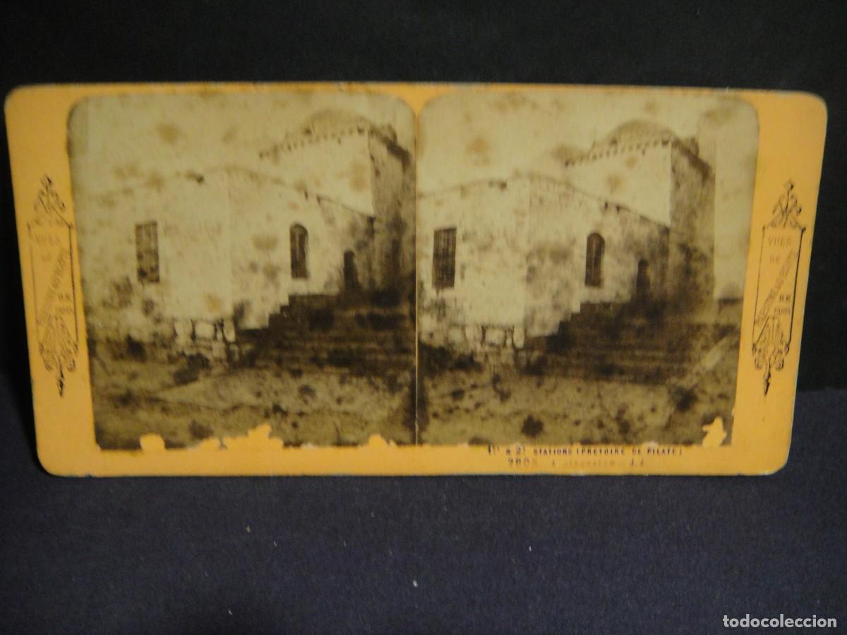 Fotograf&iacute;a antigua: pretoria de pilatos - fotografo jean andrieu - editor b. k. paris