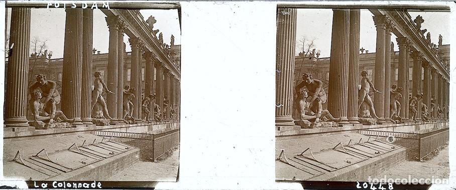 Fotografia antiga: LOTE 13 ESTEREOSCOPICAS DE CRISTAL CON SU CAJA TAMA&Ntilde;O 4.5 X 10.7 CM.