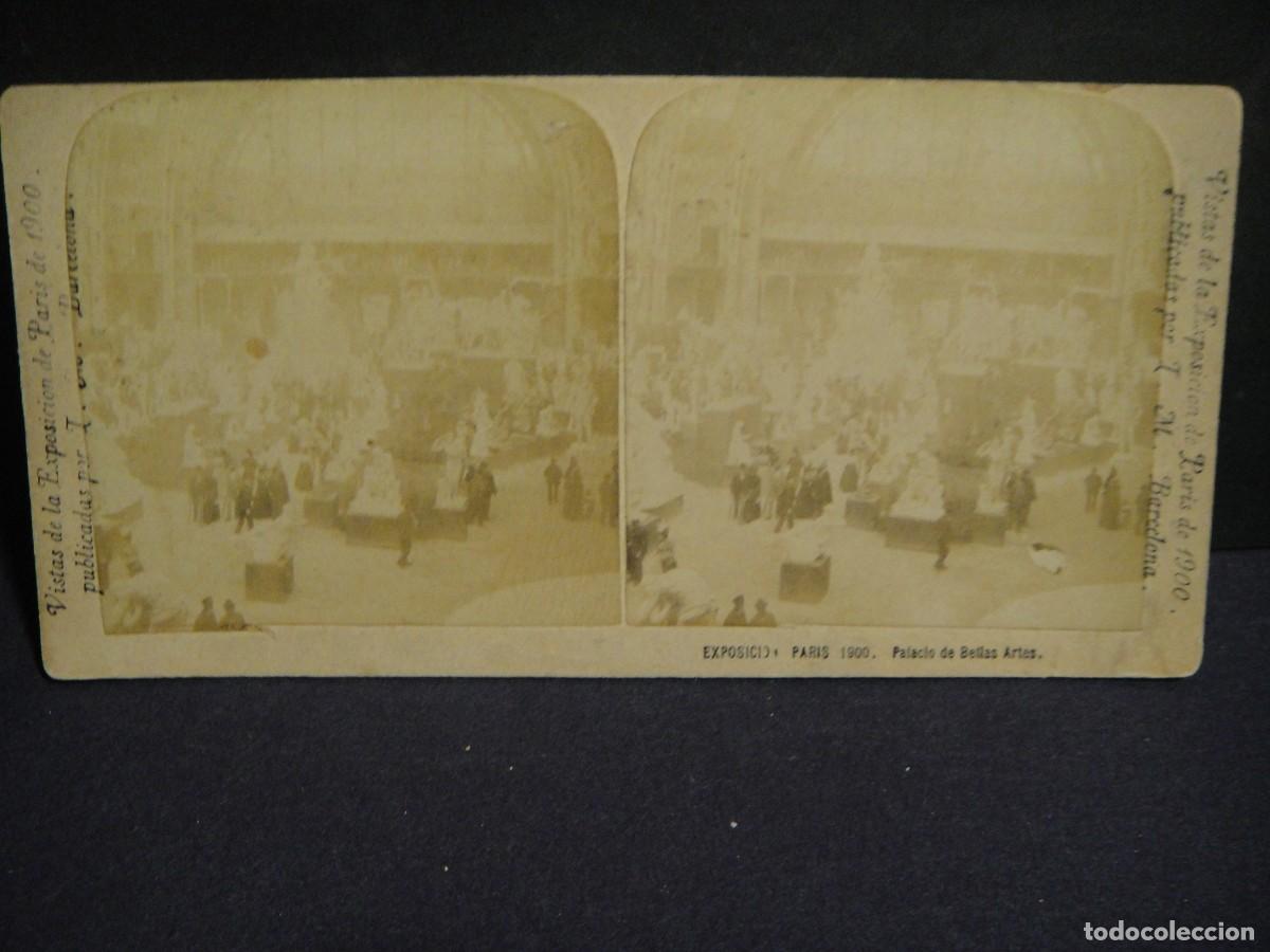 Fotograf&iacute;a antigua: exposicion paris 1900 , palacio de bellas arte - edita l. m. barcelona
