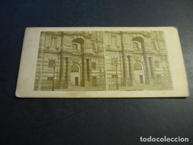 Alte Fotografie: PARIS FRANCIA VISTA ESTEREOSCOPICA SIGLO XIX ALBUMINA 8 X 17,5 CM