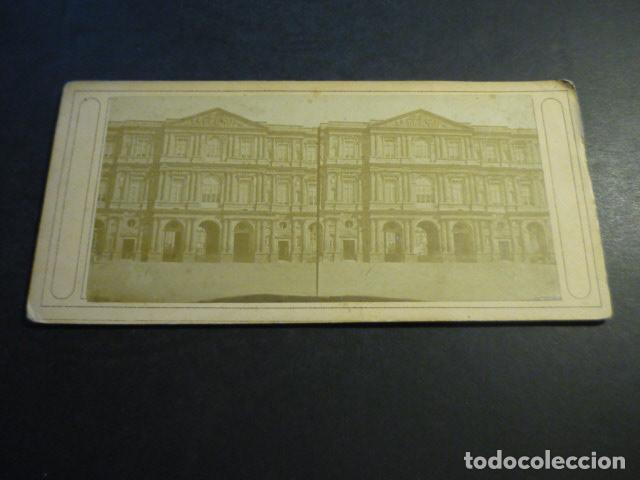 Fotograf&iacute;a antigua: PARIS FRANCIA VISTA ESTEREOSCOPICA SIGLO XIX ALBUMINA 8 X 17,5 CM