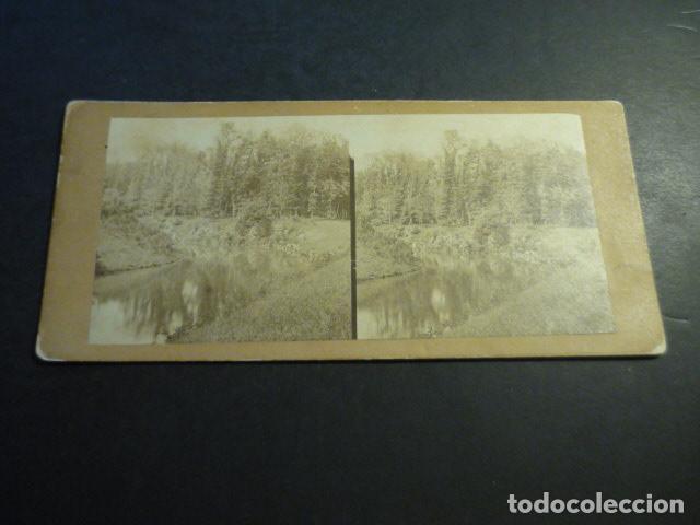 Fotograf&iacute;a antigua: PARIS FRANCIA VISTA ESTEREOSCOPICA SIGLO XIX ALBUMINA 8 X 17,5 CM