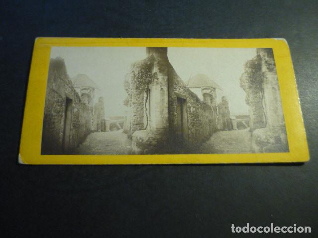 Fotograf&iacute;a antigua: PARIS FRANCIA VISTA ESTEREOSCOPICA SIGLO XIX ALBUMINA 8 X 17,5 CM