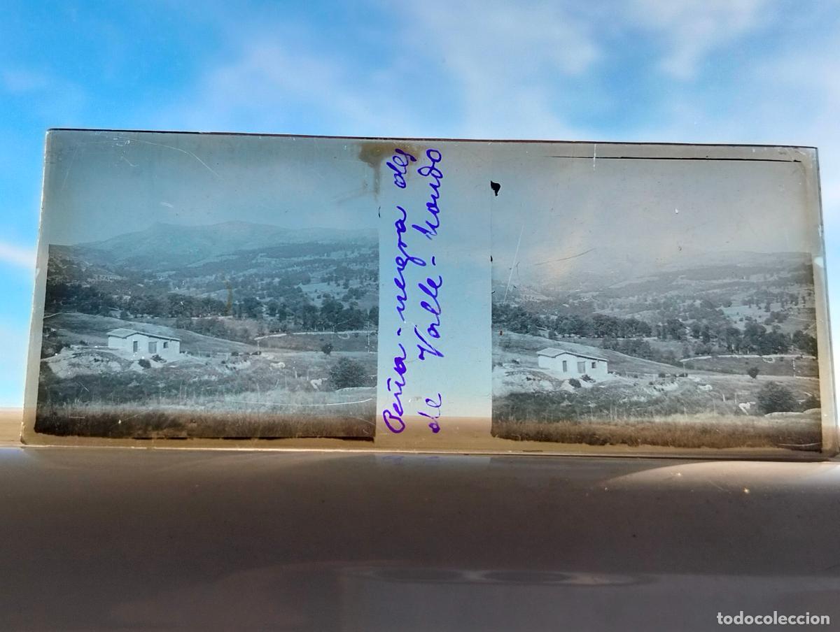 Fotograf&iacute;a antigua: CANDELARIO SALAMANCA VISTA ESTEREOCOPICA EN CRISTAL 4 X 10,5 CM