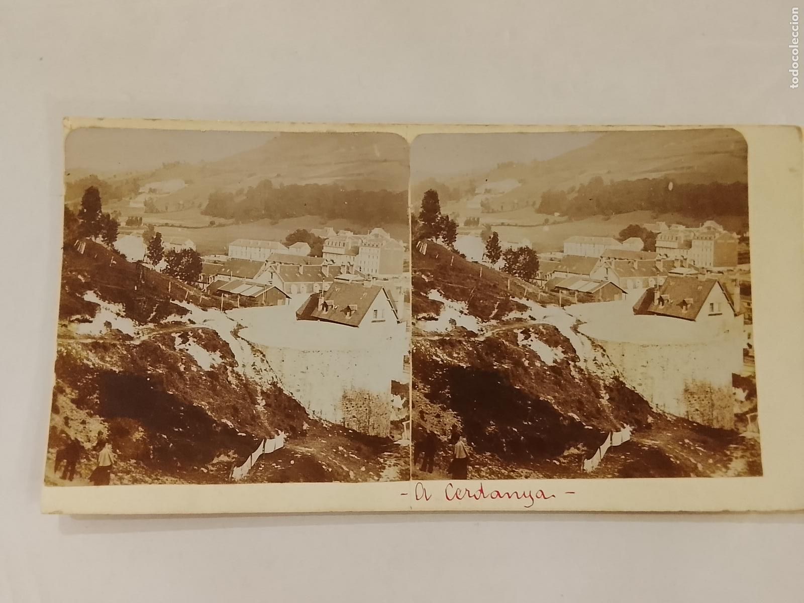 Fotograf&iacute;a antigua: A CERDANYA - FOTOGRAFIA ANTIGUA ESTEREOSCOPICA - (K-15.384)