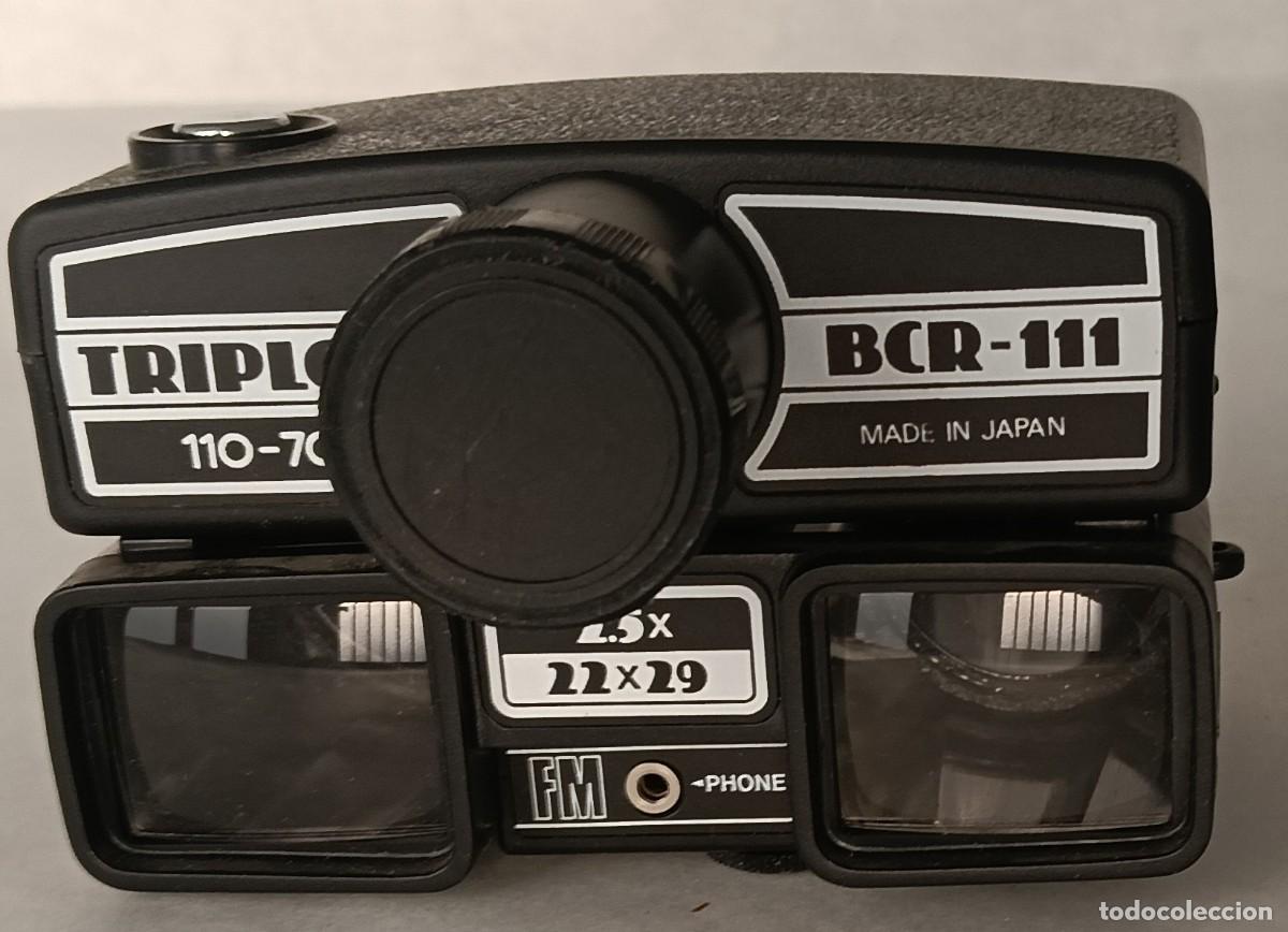 Fotograf&iacute;a antigua: TRIPLON BCR-11CAMARA FOTOGRAFICA BINOCULARES Y RADIO JAPONES