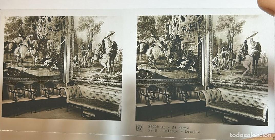 Fotograf&iacute;a antigua: ESCORIAL. Fotograf&iacute;as. Colecci&oacute;n de 3 negativos estereosc&oacute;picos en cristal de 13 x 5,5 cm.