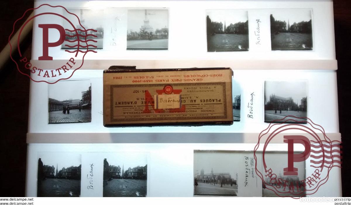 Fotograf&iacute;a antigua: LOT 12 Plaques de verre st&eacute;r&eacute;oscopique BORDEAUX FRANCE Fonds Victor FORBIN 1864-1947