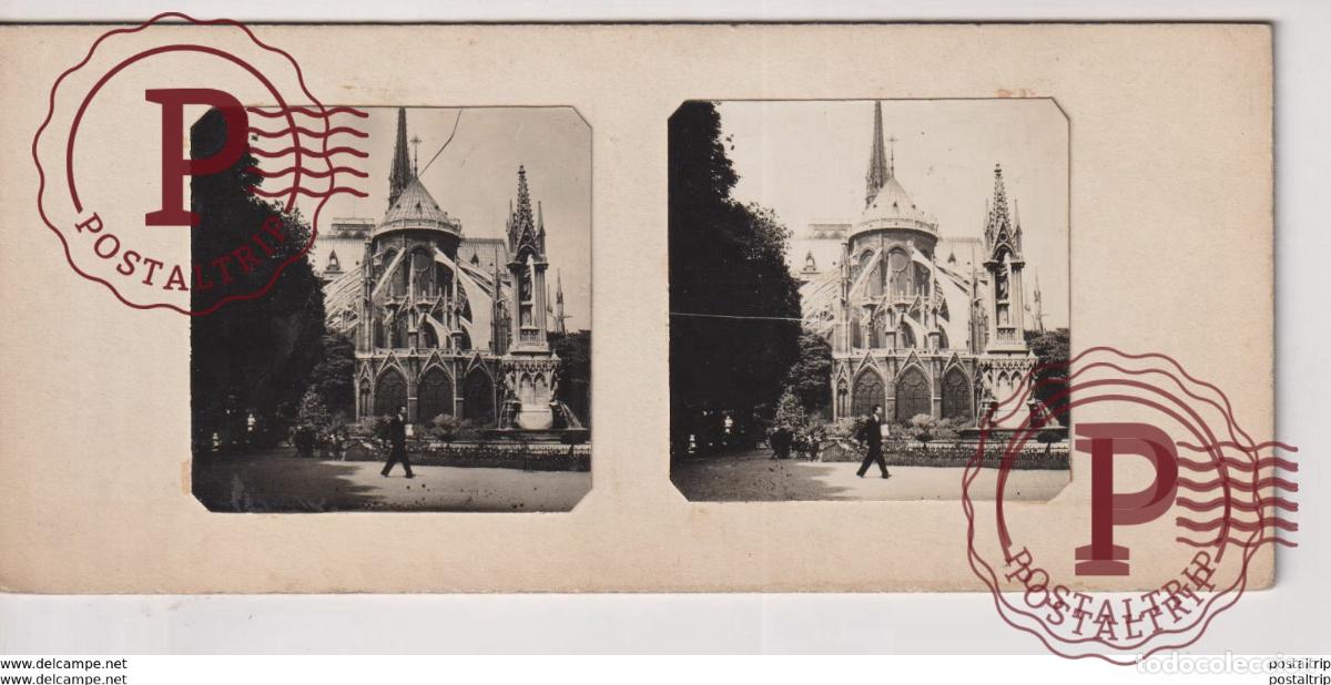 Alte Fotografie: ESTEREOSCOPICA ST&Eacute;R&Eacute;OSCOPIQUE STEREOSCOPIC STEREOSCOPISCH 2SCAN