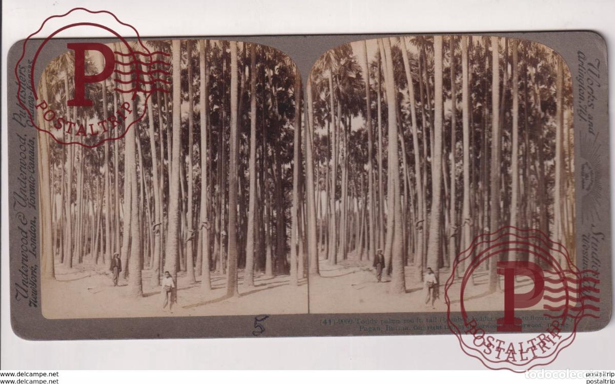 Alte Fotografie: BURMA. PAGAN. ESTEREOSCOPICA ST&Eacute;R&Eacute;OSCOPIQUE STEREOSCOPIC STEREOSCOPISCH