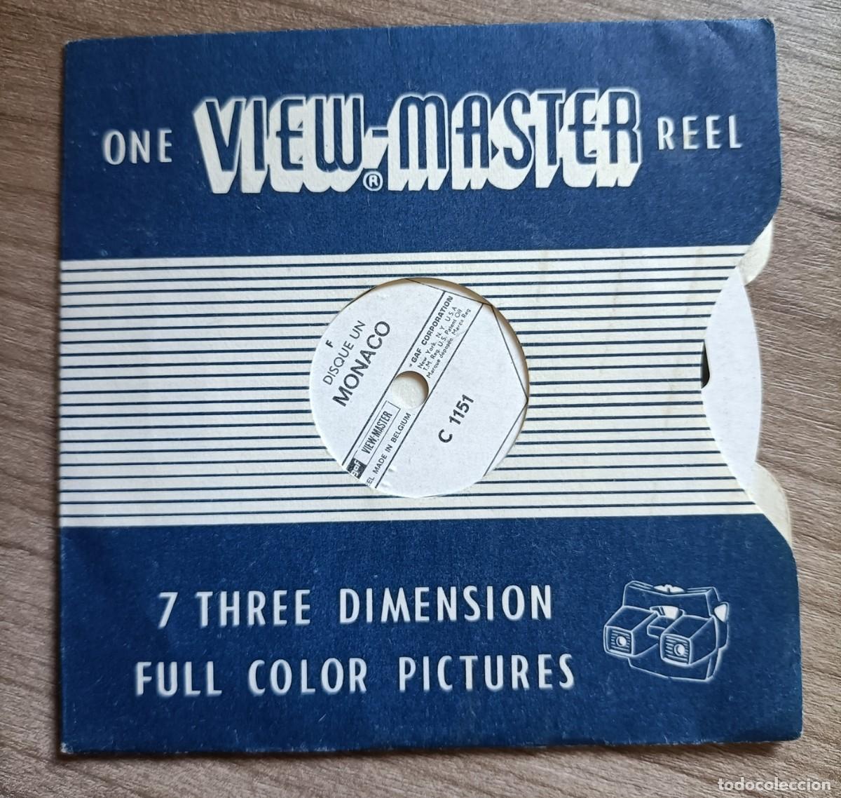 Fotograf&iacute;a antigua: antiguo disco fotografia diapositivas estereoscopicas - Monaco, View Master