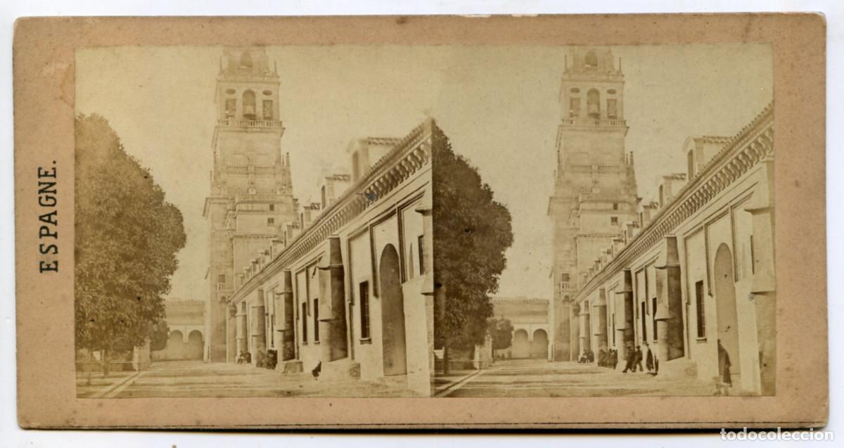 Fotograf&iacute;a antigua: C&oacute;rdoba. N&ordm; 283. Tour des Orangers &agrave; la Mosquee de Cordoue. A. Gaudin