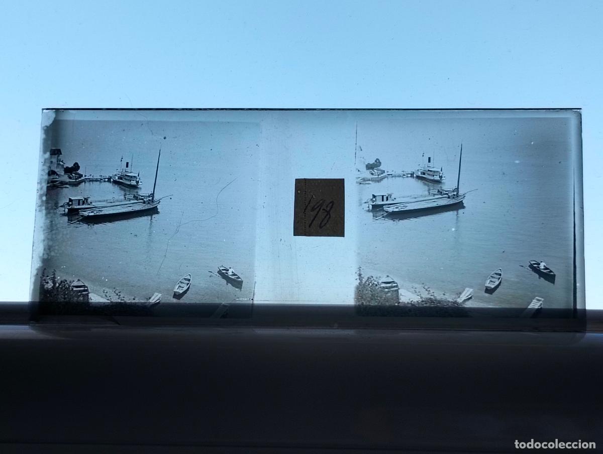 Fotograf&iacute;a antigua: SUIZA VISTA ESTEREOSCOPICA EN CRISTAL 4,5 X 10,5 CM