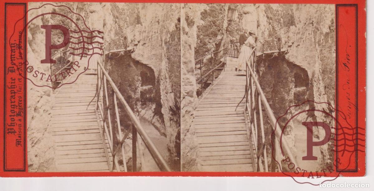 Antique Photography: PHOTOGRAPHIE DEMAN. MAISON IGYERES VAR ET A AIX LES BAINS. ESTEROSCOPICA ST&Eacute;R&Eacute;OSCOPIQUE STEREOSCO