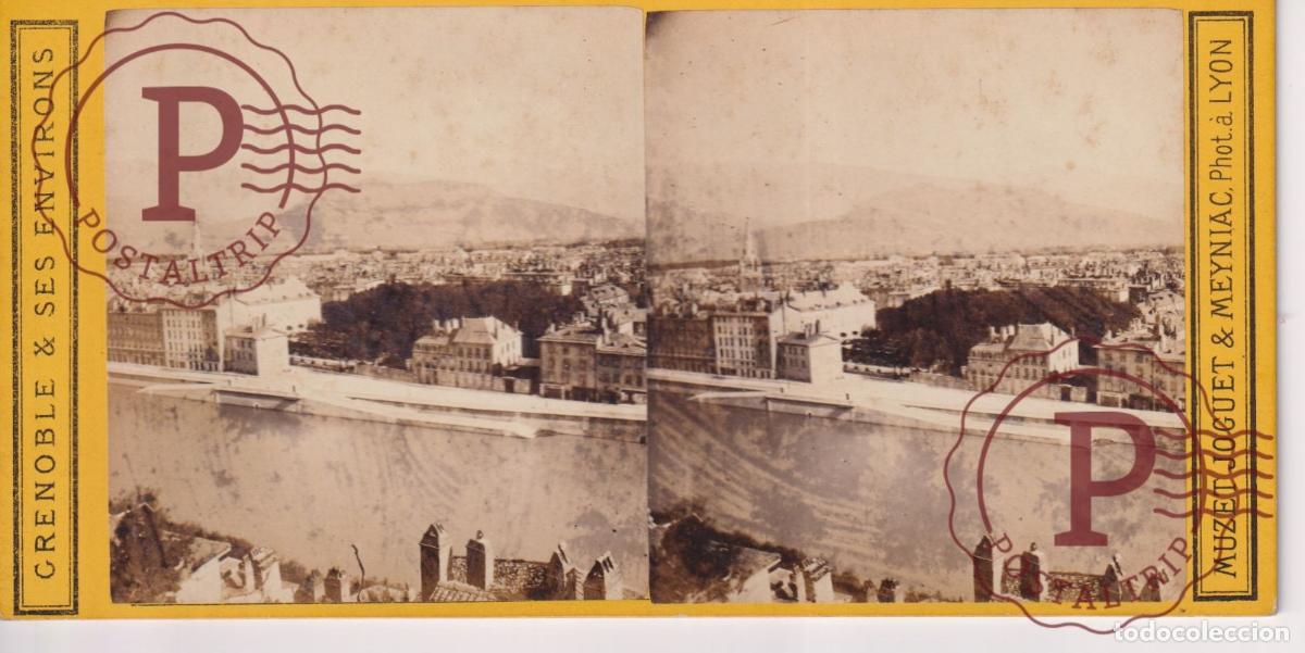Antique Photography: FRANCIA. FRANCE. GRENOBLE & SES ENVIRONS. MUZET JOGUET & MEYNIAC. ESTEROSCOPICA ST&Eacute;R&Eacute;OSCOPIQUE STERE