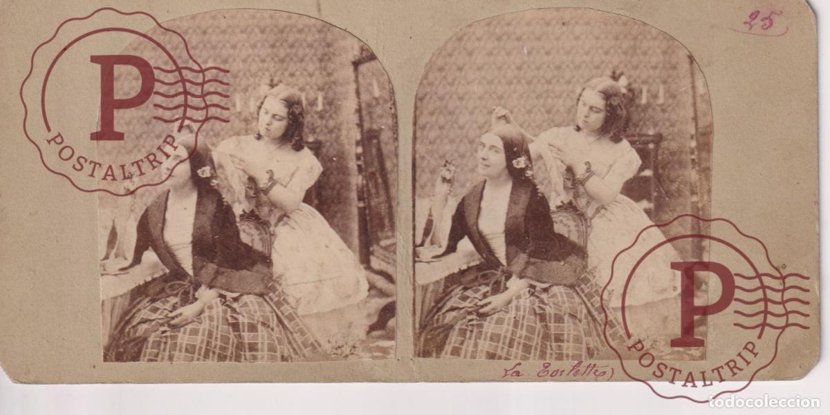 Antique Photography: LA CORLETTE. ESTEROSCOPICA ST&Eacute;R&Eacute;OSCOPIQUE STEREOSCOPIC +- 17.5X9CM