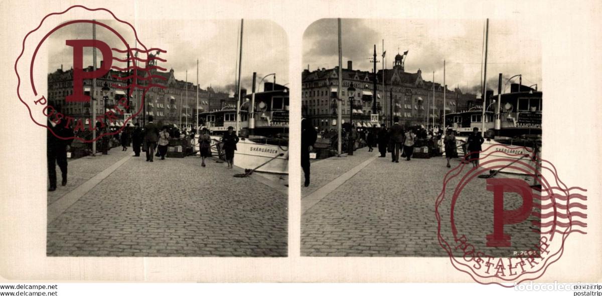 Antique Photography: SUECIA SWEEDEN. STOCKHOLM GRAN HOTEL - ESTEREOSCOPICA - ST&Eacute;R&Eacute;OSCOPIQUE - STEREOSCOPIC